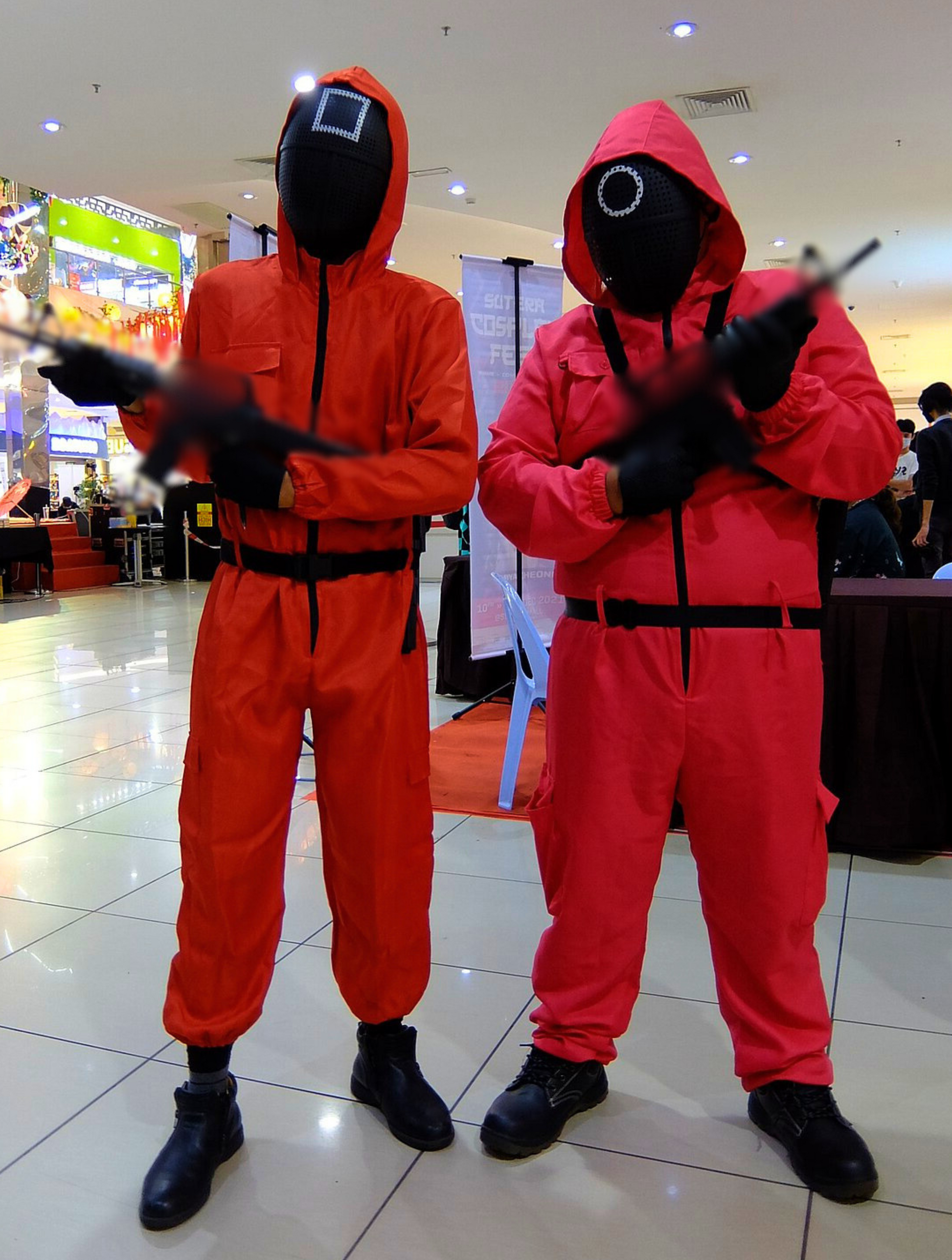 Squid Game 3 Guard Costume With Mask Squid Game Guard Cosplay Squid